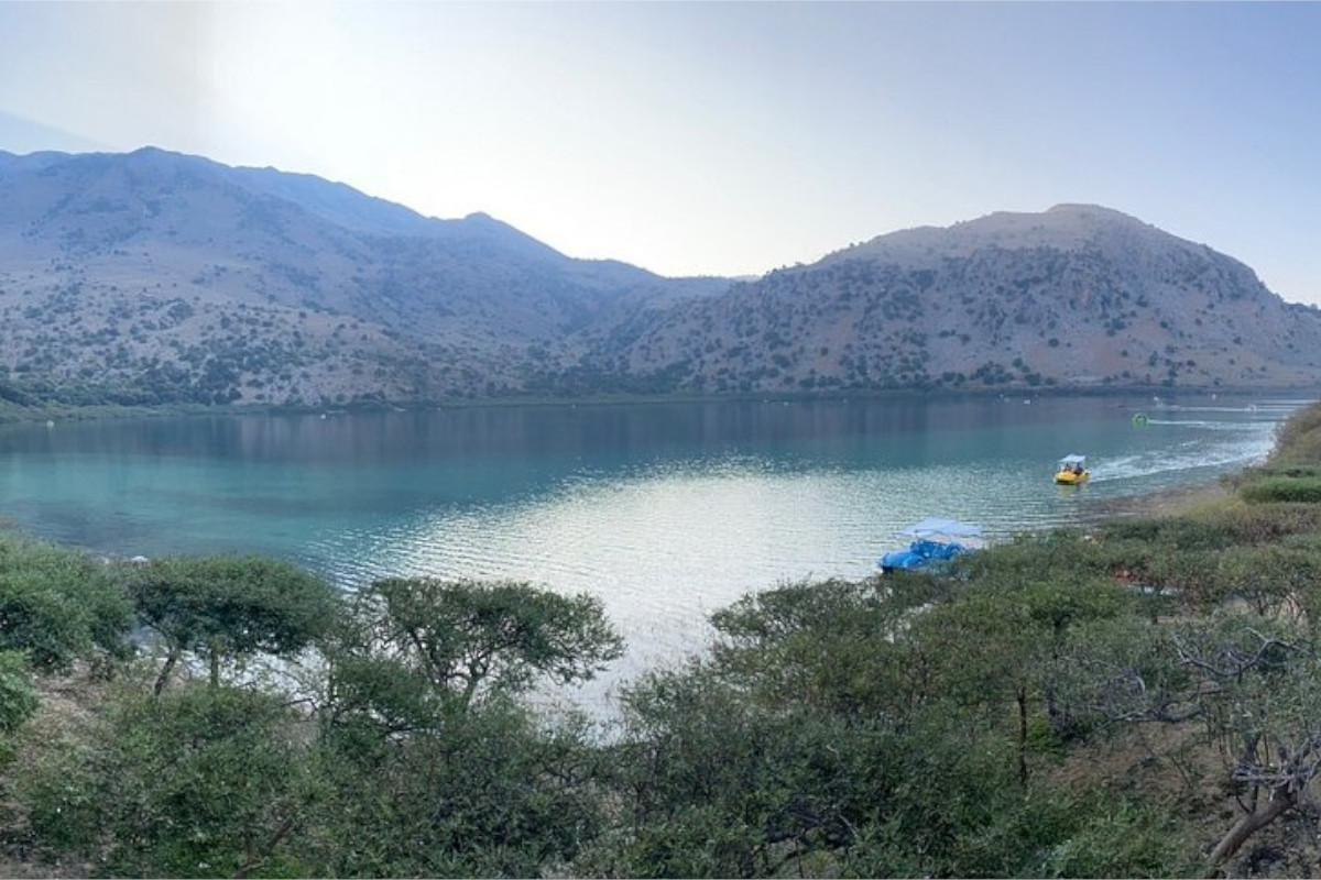 Lake Kourna - Kourna Beach