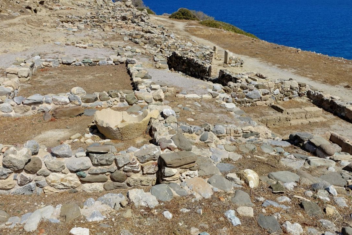 Die archäologische Stätte der hellenistischen Stadt Tripitos