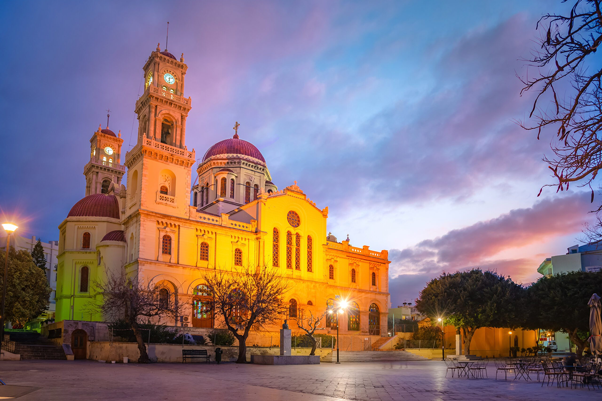 Die Kathedrale von Agios Minas