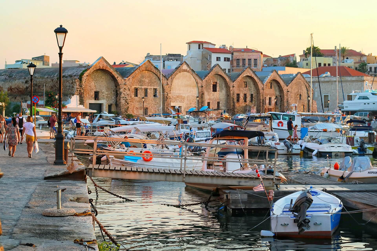 Jachthaven oude stad Chania