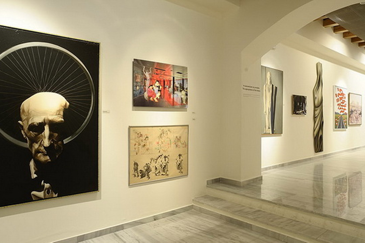 Het museum voor hedendaagse kunst van Kreta